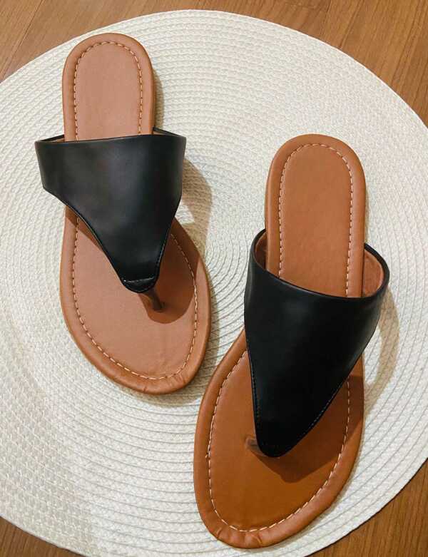 🌞 Sandália Feminina Flat Confort em Couro