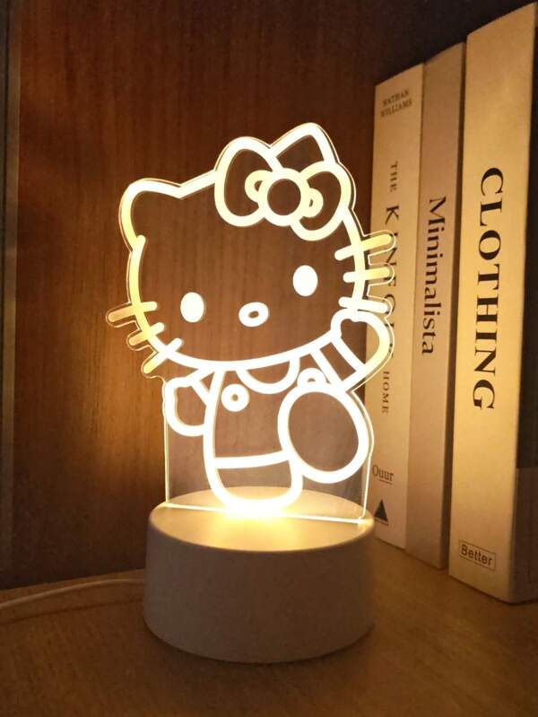 Luminária 3D Acrílica Hello Kitty