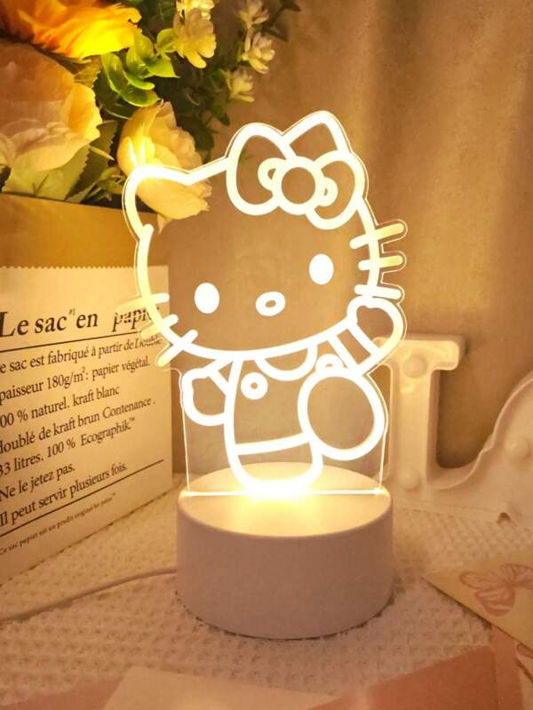 Luminária 3D Acrílica Hello Kitty