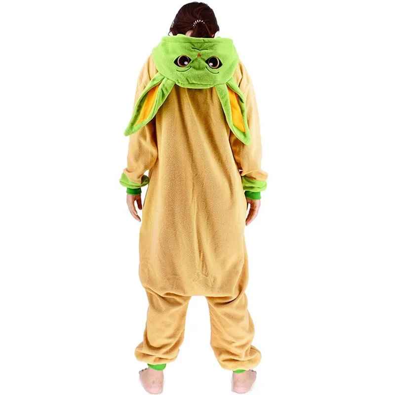 Pijama Fantasia Kigurumi Baby Yoda Grogu – Adulto e Infantil
