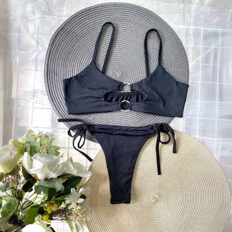 Conjunto biquíni cropped