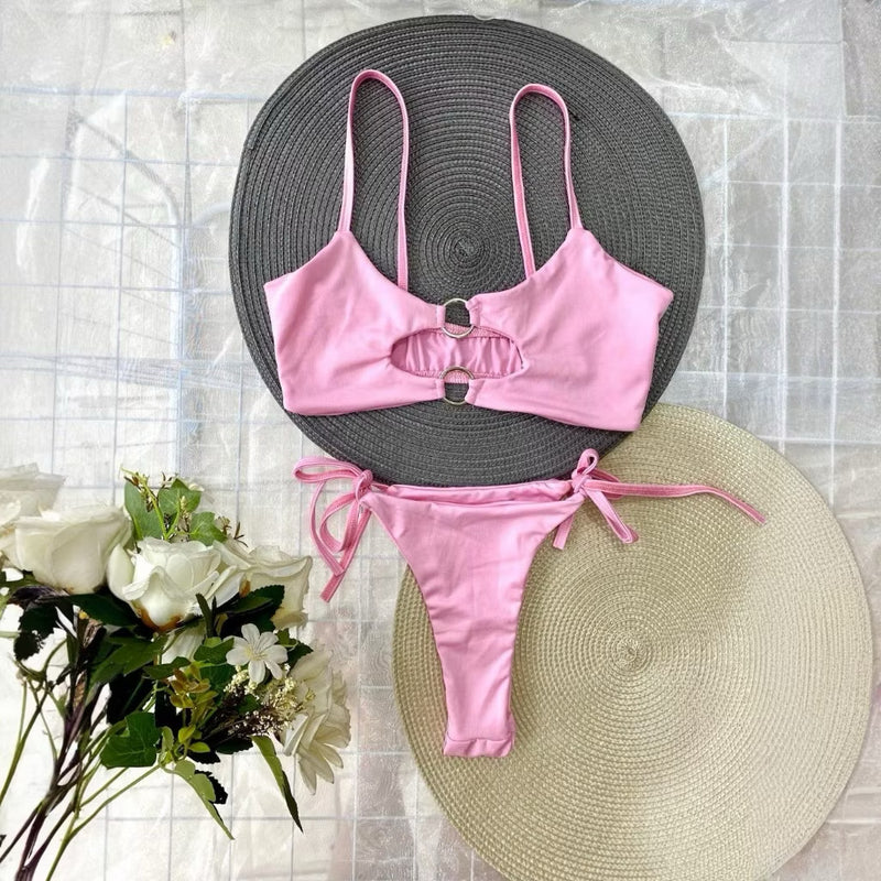 Conjunto biquíni cropped