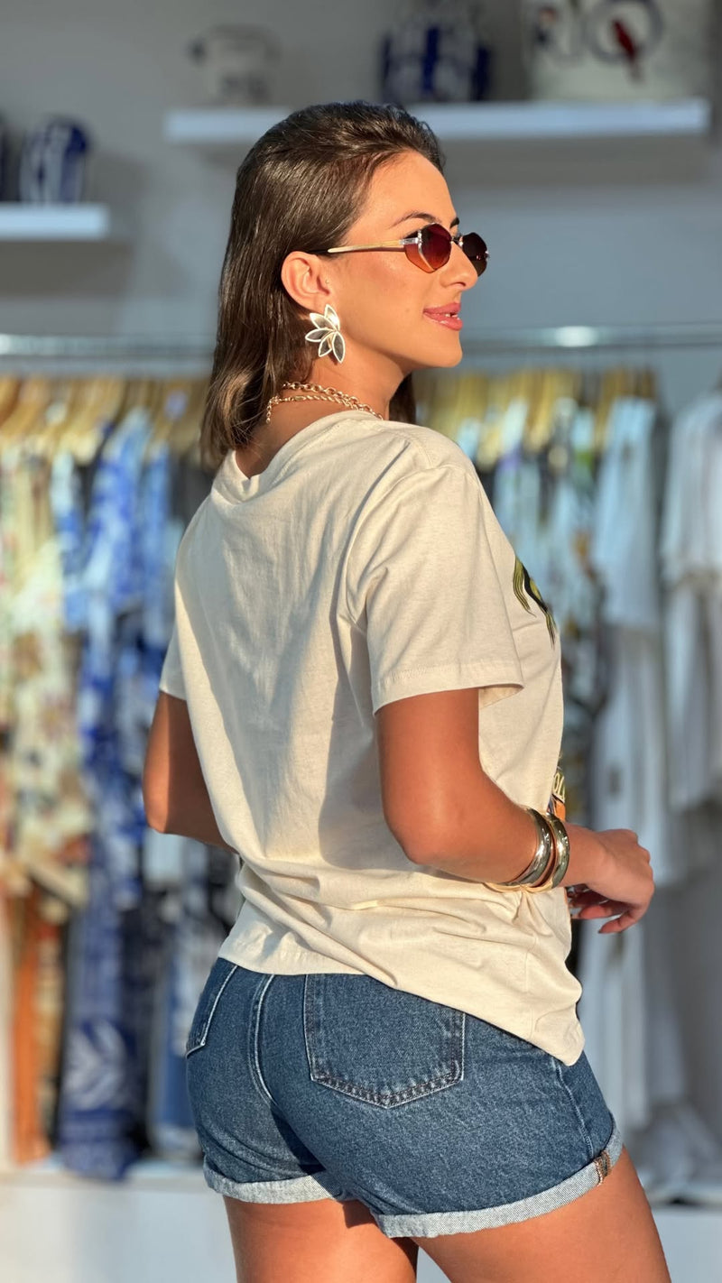 Camiseta Farm Rio – Coco Gelado e Tucano