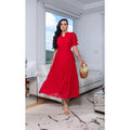 Vestido Midi Luxo em Lese